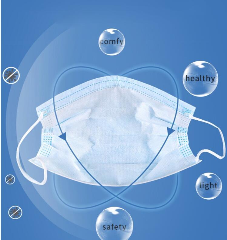 Dustproof and Breathable Civilian Mask Double Certificate Disposable Nonwoven Mask