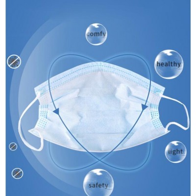 Dustproof and Breathable Civilian Mask Double Certificate Disposable Nonwoven Mask